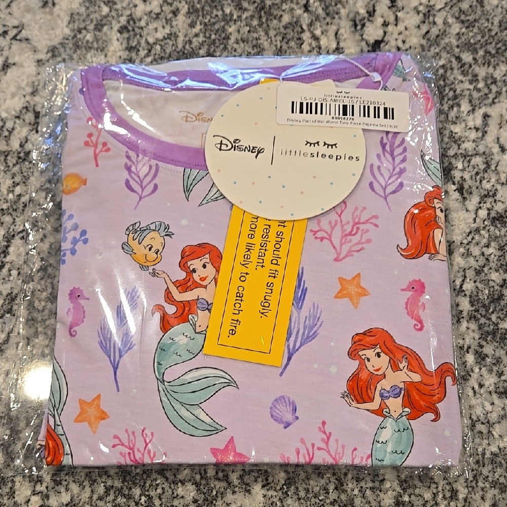 Disney Little Sleepies Ariel Pajama Set